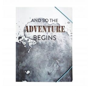 Teczka Incood A4 z gumką, And so the Adventure Begins